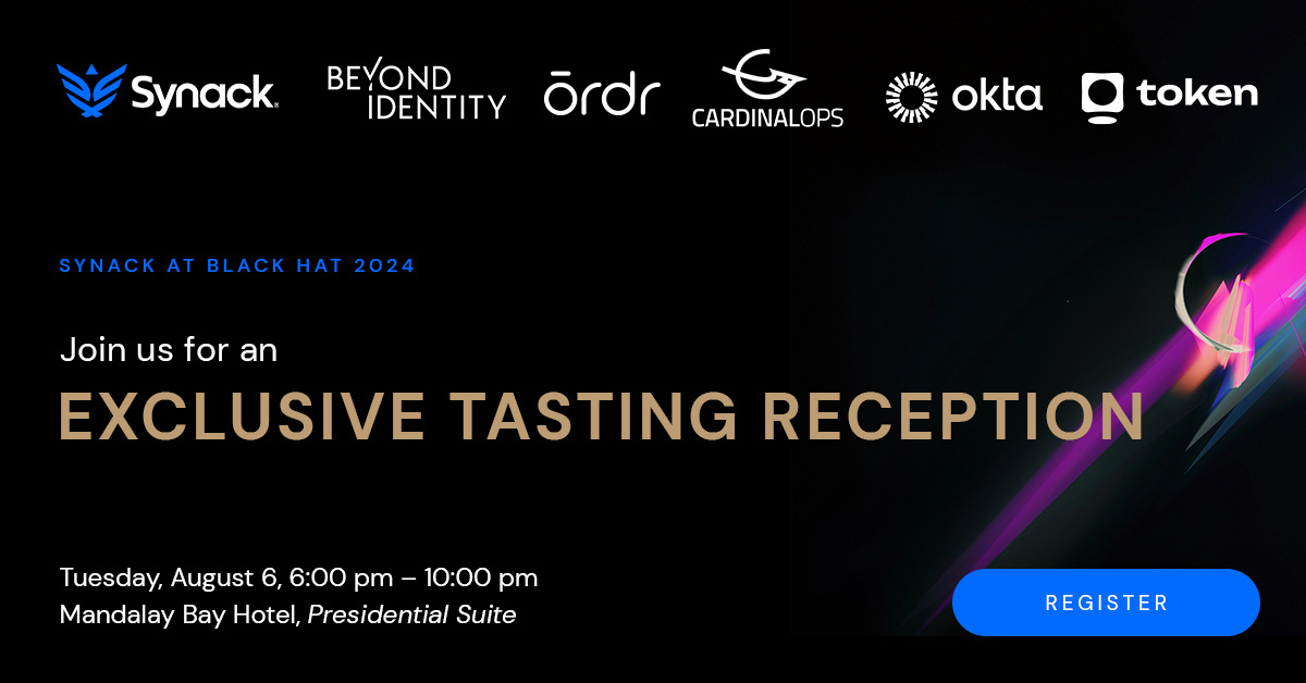Synack at Black Hat 2024: Whiskey Reception